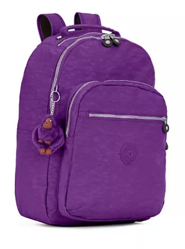 Acera sextante Empresa Kipling Mochila Seoul Grande Morado Original Oferta | Meses sin intereses