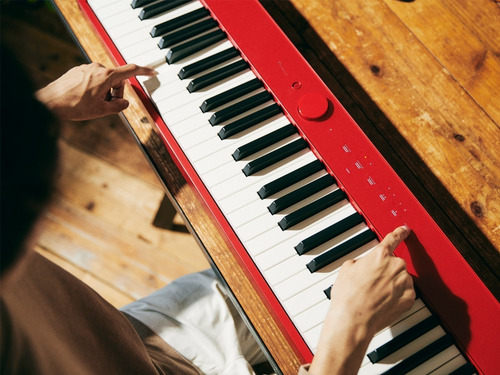 Imagen 5 de 8 de Piano Casio Digital Privia Px-s1100 Rojo