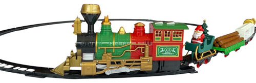 Juguete Clásico De Tren A Pilas Con Locomotora A Motor