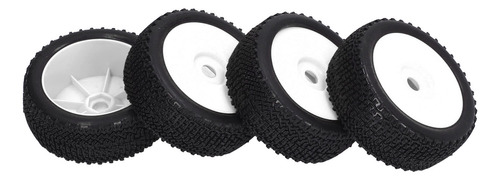 Neumático Rc Corto Blanco Blanco Para Camión, 4 Piezas, Band