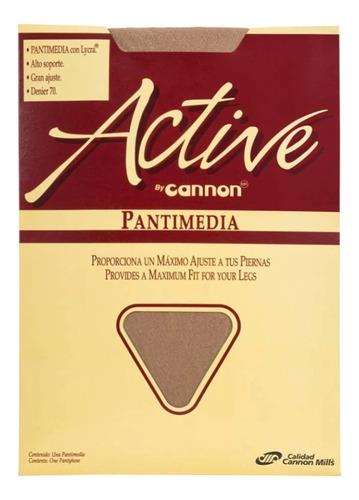 Pantimedia Active Alto Soporte Lycra Cannon