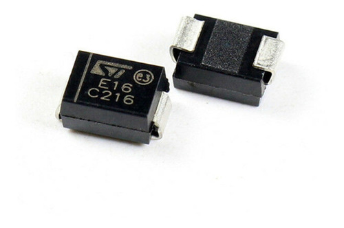 Kit X20 Stps160u Diodo Schottky Smd Reemplaza Sk14 Sk16 Ss16 Ss14 B5819 1n5819