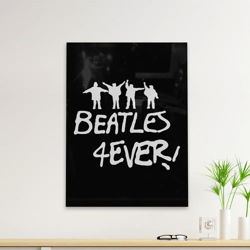 Cuadro Deco Beatles 4 Ever (d0646 Boleto.store)