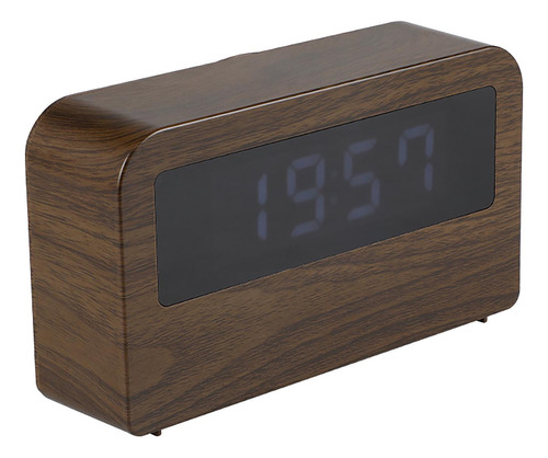 Reloj Luminoso De Madera Con Tapa Abatible Para Regalos De C