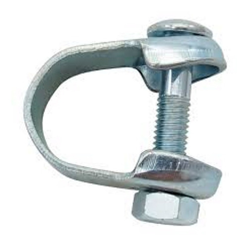 Imagem 3 de 3 de Abraçadeira De Selim Com Parafuso Ferro Zincado 22,2mm.