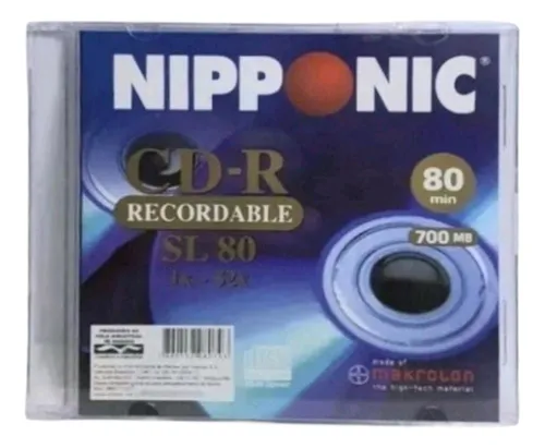 comprar 44 Cd Nipponic Recordable 700mb 80min 1 X- 52x Cd-r