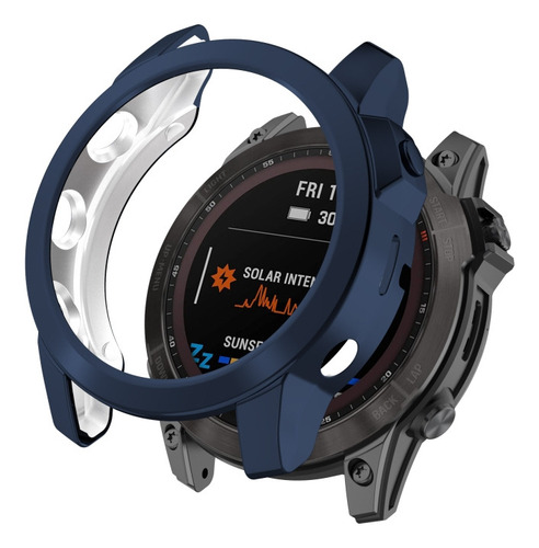 Funda De Tpu Gris A Prueba De Golpes Para Garmin Fenix 7x