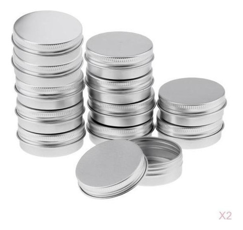 I Tarro Cosmético De Aluminio De 30 Ml, , Envase De Crema,