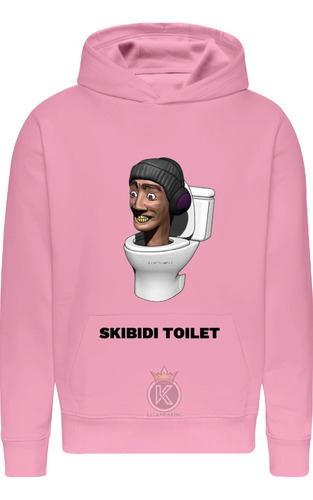 Poleron Skibidi Toilet - Serie - Shtibididob Dob Dob Dob Dob Yes Yes - Youtube - Dom Dom - Estampaking