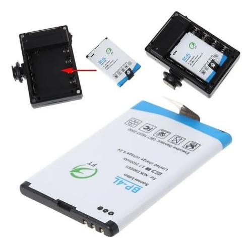 Bateria Bp-4l 3.7v/2500mah Iluminador Led Celular Nokia