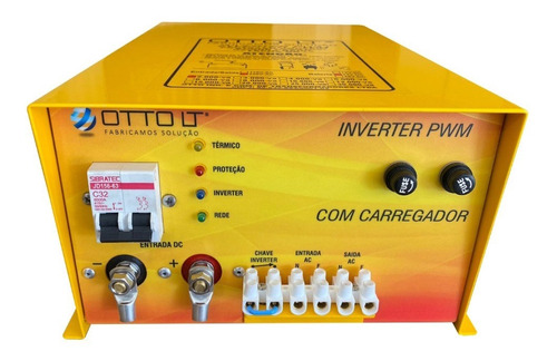 Inversor 2kva Com Carregador Marinizado Náutica E Motorhome