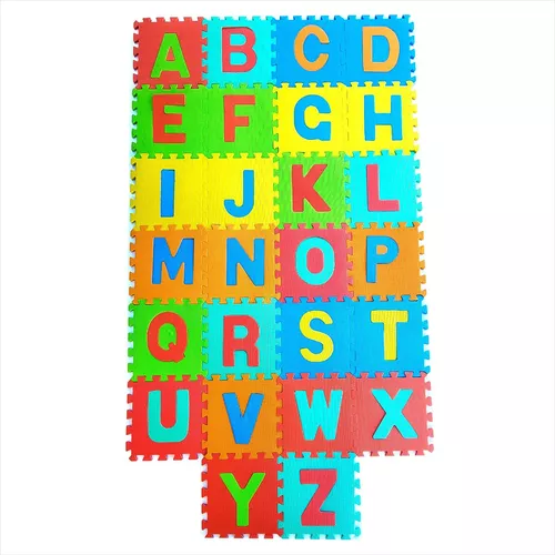 10 Jogos De Alfabeto Em Eva Liso - 260 Letras 3cm Colorido
