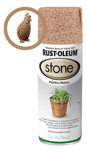 Spray Efeito Pedra Decorativo Escolha A Cor Rust Oleum