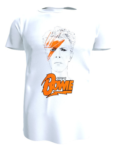 Polera David Bowie Rock Unisex 100% Algodón , Varios Colores