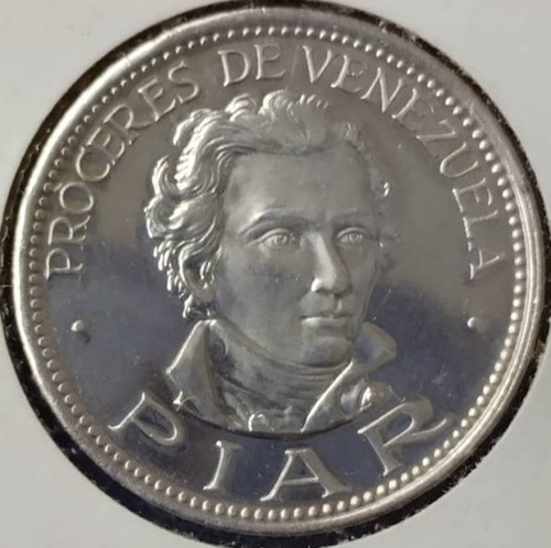 Medalla Próceres De Venezuela Piar, Plata Pura, 15 Gr.
