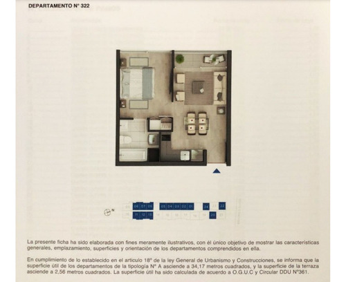 Oportunidad!! Cesión De Promesa Depto 322 De 1d1b En El Edif