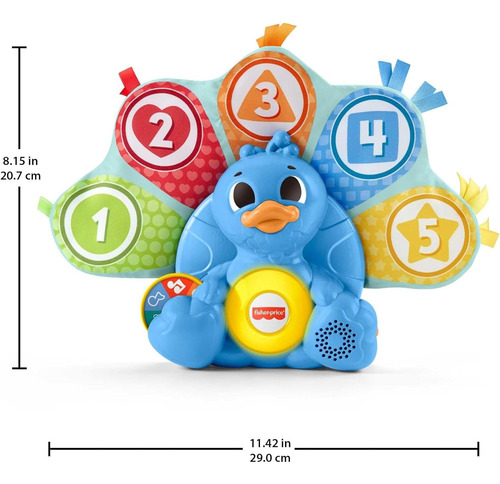 Fisher Price Linkimals Pavo Real Plumas Coloridas En Español
