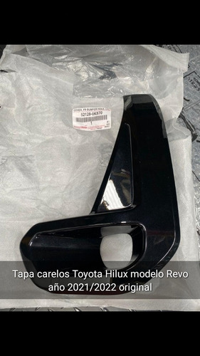 Tapa Carelo Toyota Hilux Modelo Revo 2021 Hasta2022original