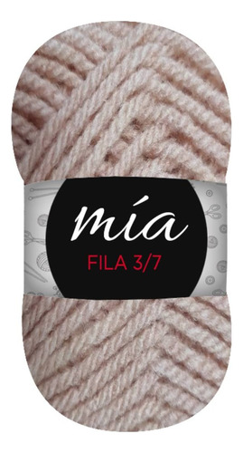 Lana Cashmilon Mia 3/7 Por 2 Ovillos De 50grs, Color Nude
