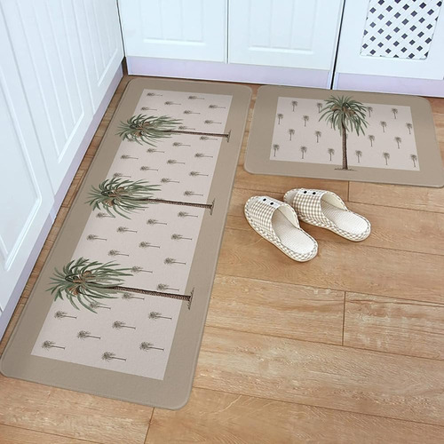 Área De Cocina Alfombra Runner Set 2 Piezas Confort Felpudos