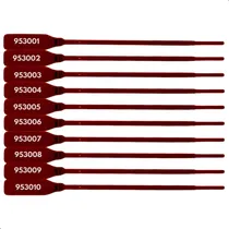 Comprar Lacre De Segurança Numerado Pu002F Caminhão 16cm 100 Un Vermelho
