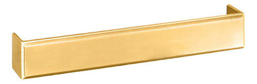 Puxador Creta 192mm Dourado Zen