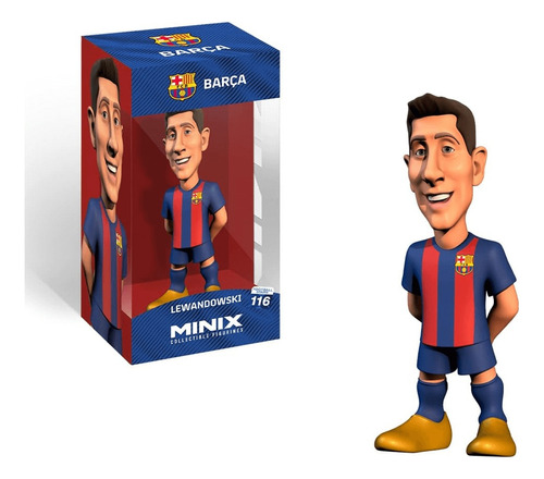 Lewandowski Minix Figura Coleccionable Jugadores De Fútbol