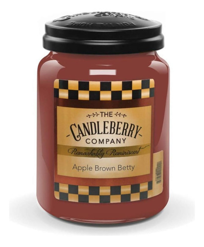 Candleberry Candles - Vela Betty Marrón Manzana | Las Mejore