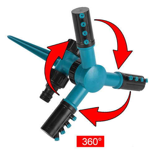 Brazos Rociadores De Césped Giratorios De 360° Para Regar El