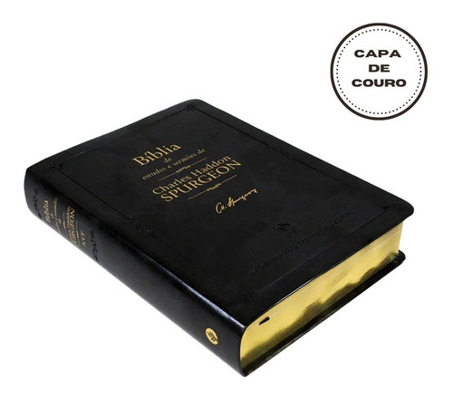 Imagem 4 de 9 de Biblia Charles Spurgeon De Estudos Nvt Letra Grande