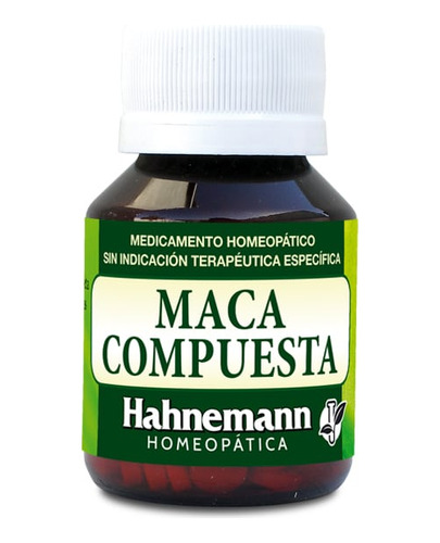 Maca Compuesta Hahnemann® X 90 Tabs | Con Ginseng & Guaraná