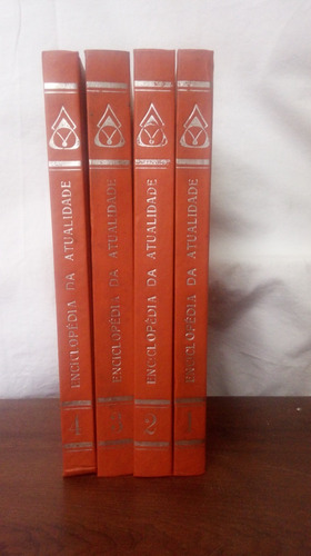 Coleção Enciclopédia Da Atualidade: 4 Volumes - Ed. De Luxo
