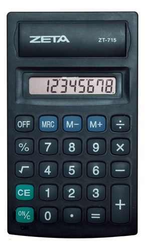 Calculadora Pessoal Zeta Zt715 8 Dígitos