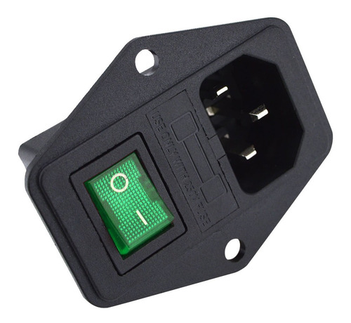 Zócalo Fuente Poder C14 Porta Fusible Interruptor [ Max ]