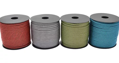 IQiuhike-cuerda Paracord de 100 colores, cuerda de 2mm, 25 pies, 50 pies, 1  hebra, equipo