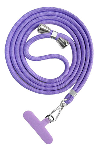 3 Cordón De Teléfono Anti Lost Tether Tab Púrpura