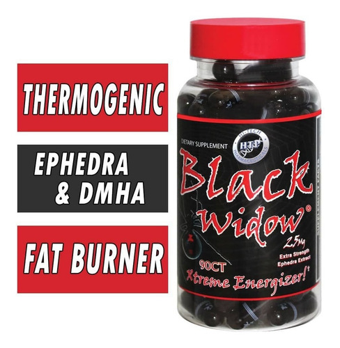 Termogénico Hi Tech Black Widow 90 Capsulas