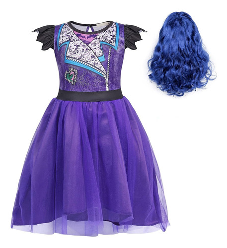 Disfraces De Wonderbabe Mal Descendants Para Niñas, Cosplay 