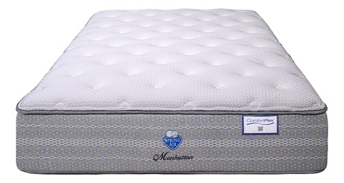 Colchón Individual Spring Air Manhattan Comfort Flex Gris