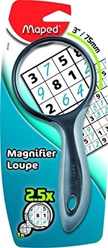 Maped Ergologic Large 2.5x Magnifying Glass 3 Inches