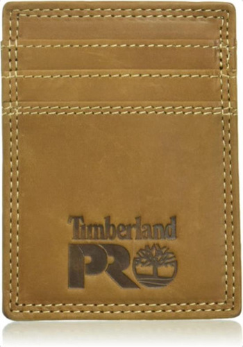 Timberland Pro Cartera Cuero Con Bolsillo Frontal Hombre Con