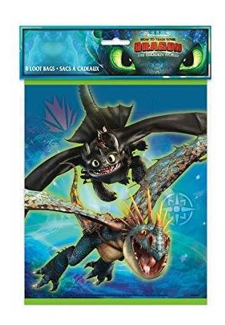Única Cómo Entrenar A Tu Dragón Bolsas De Regalos, 1 Pack