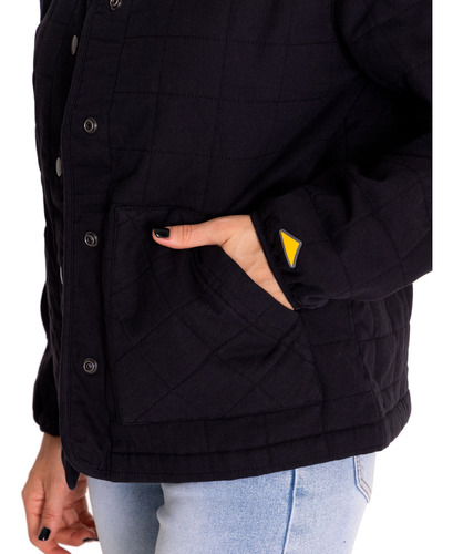 Campera Caterpillar Heritage Uniform Lig Pitch Black - Dama