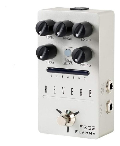 Pedal De Reverb Para Guitarra Eléctrica Flamma Fs02 