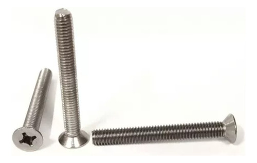 Parafuso Inox M8x40 Cabeça Chata Phillips Ciser - 50