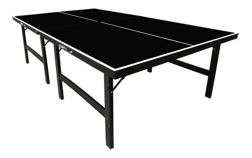 Mesa de ping pong Klopf 1010 fabricada em MDP cor preto