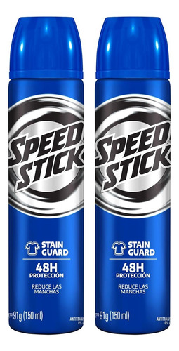 Desodorante Aerosol Spray Speed Stick Stain Guard 150ml 48h