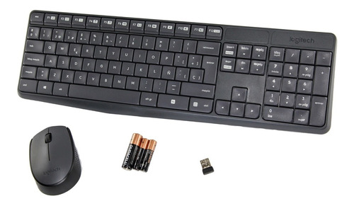 Kit Mouse + Teclado Logitech Inalambrico Español Mk235 Htec 