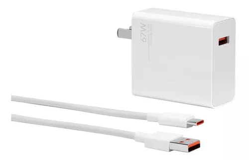 Juego De Cargadores turbo Original Xiaomi 67W MDY-12-EF Cargador 6A USB-C  cable De Datos Adecuado Para Rápido