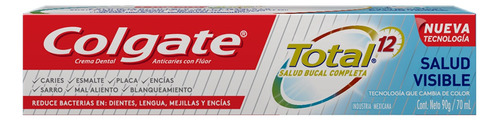 Colgate Total 12 Salud Visible Crema Dental 90g